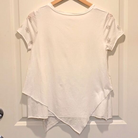 EUC All Saints XS Bandana Print Daisy Tee - Picture 6 of 7